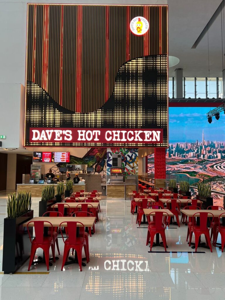 daves hot chicken resturant beautifull view