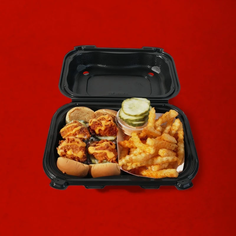 Mini sliders w/ fries