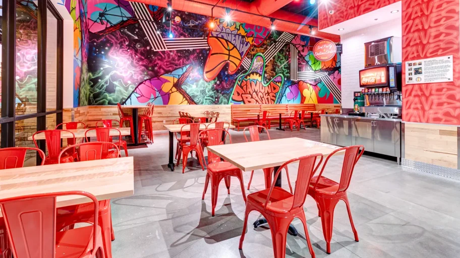 daves hot chicken east bell rd phoenix az moon valley interior wall art