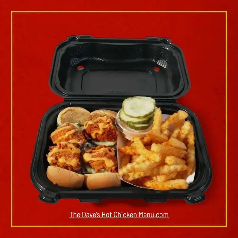 Home 6 Dave’s Mini Sliders w/ Fries